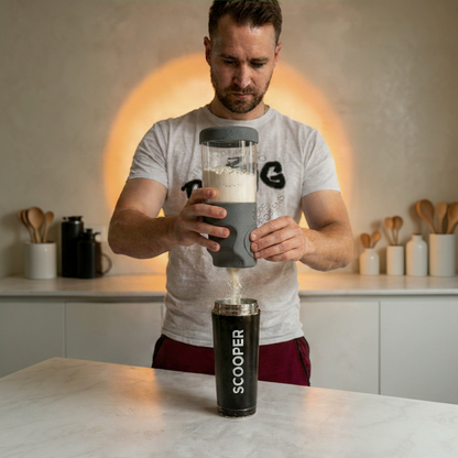Eiweißlöffel SCOOPER grey