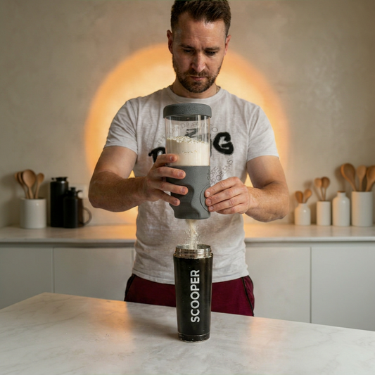 Eiweißlöffel SCOOPER grey